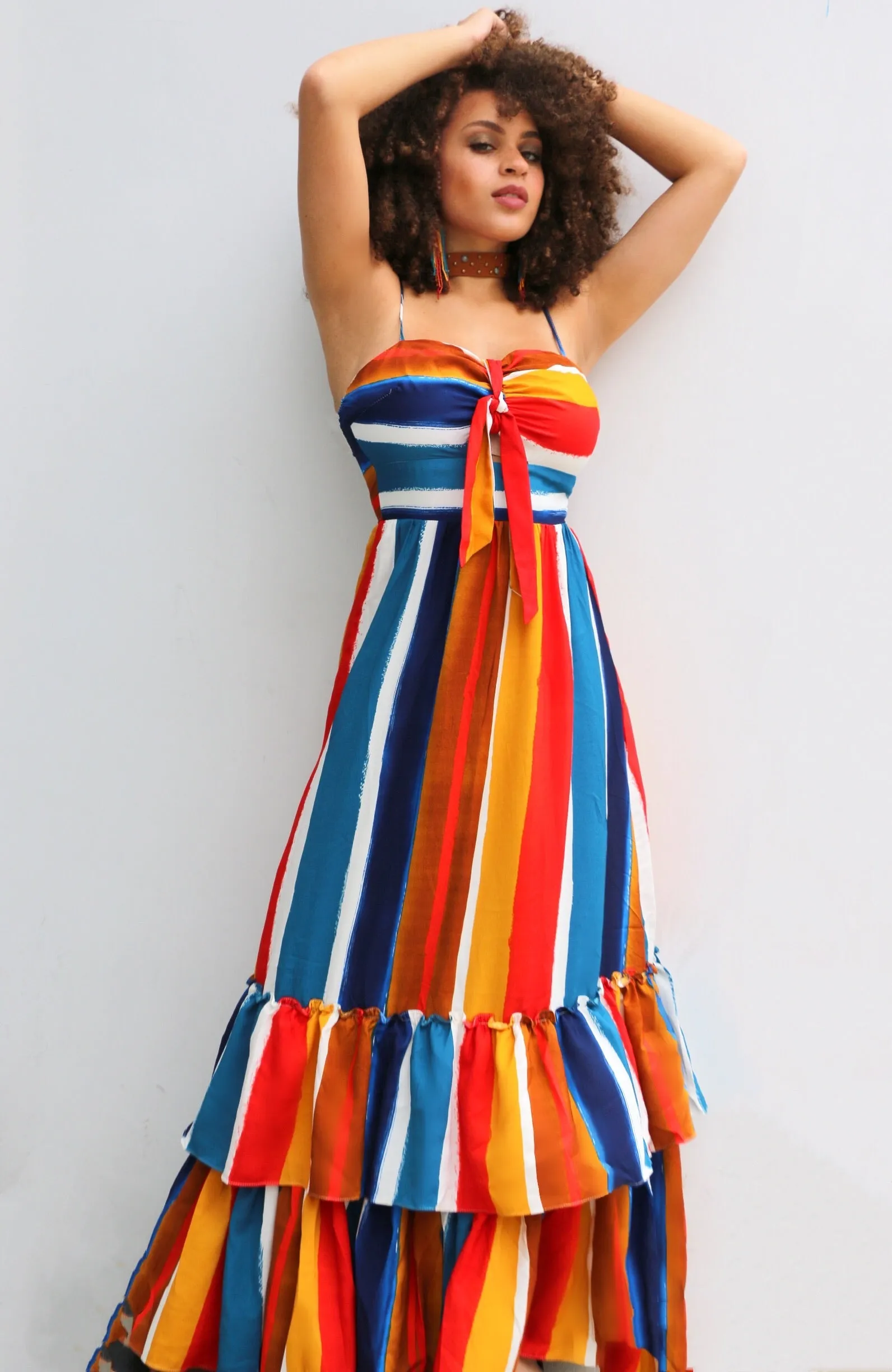 Arraya Striped Maxi