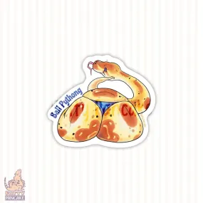 Ball Pythong Silly Python Sticker