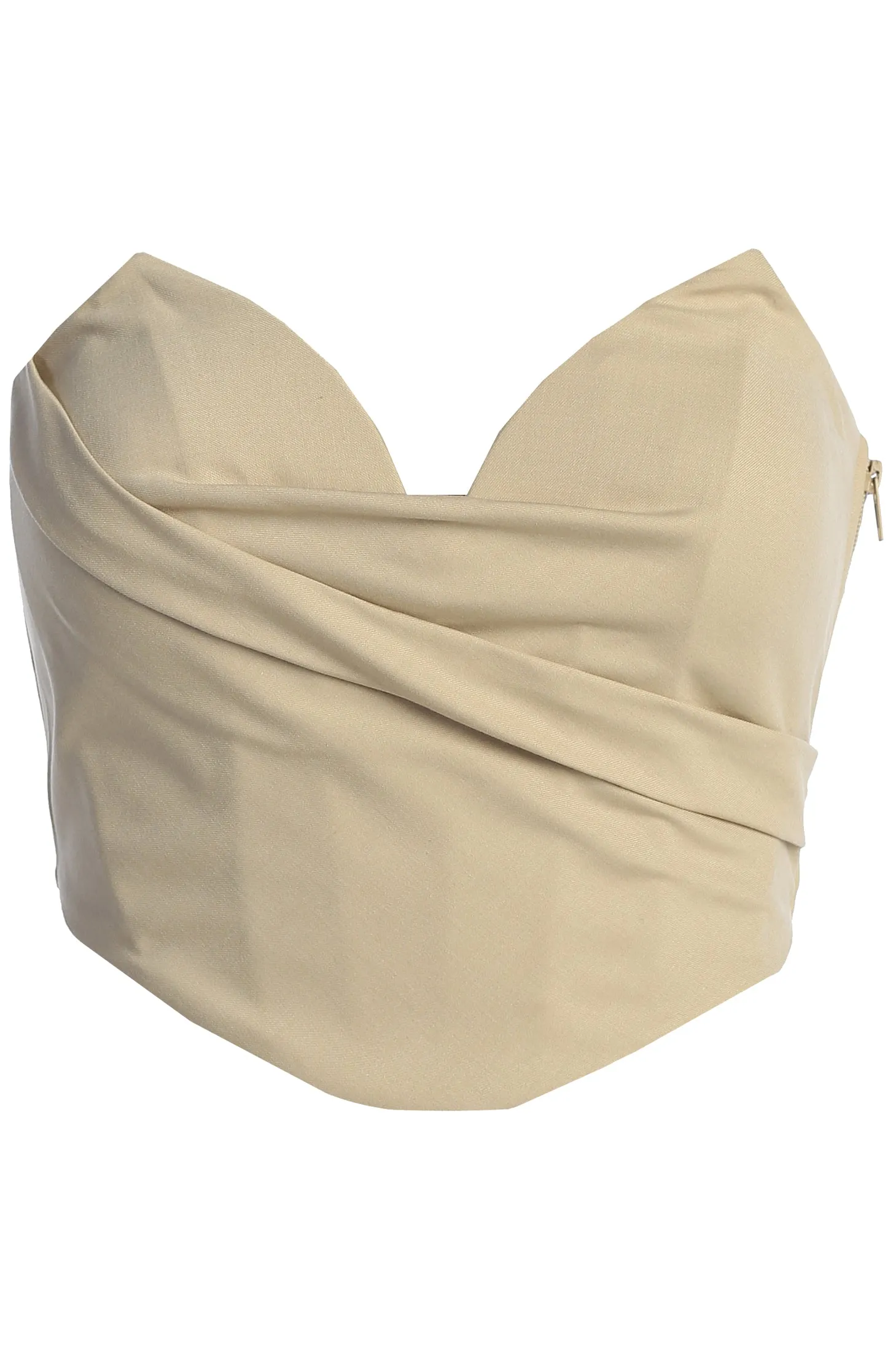 Beige Falling For You Corset