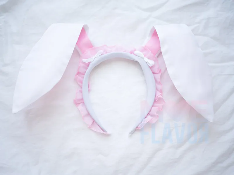 Blush Bunny Ears Lingerie