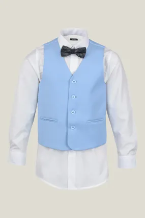 Boys Sky Blue Vest