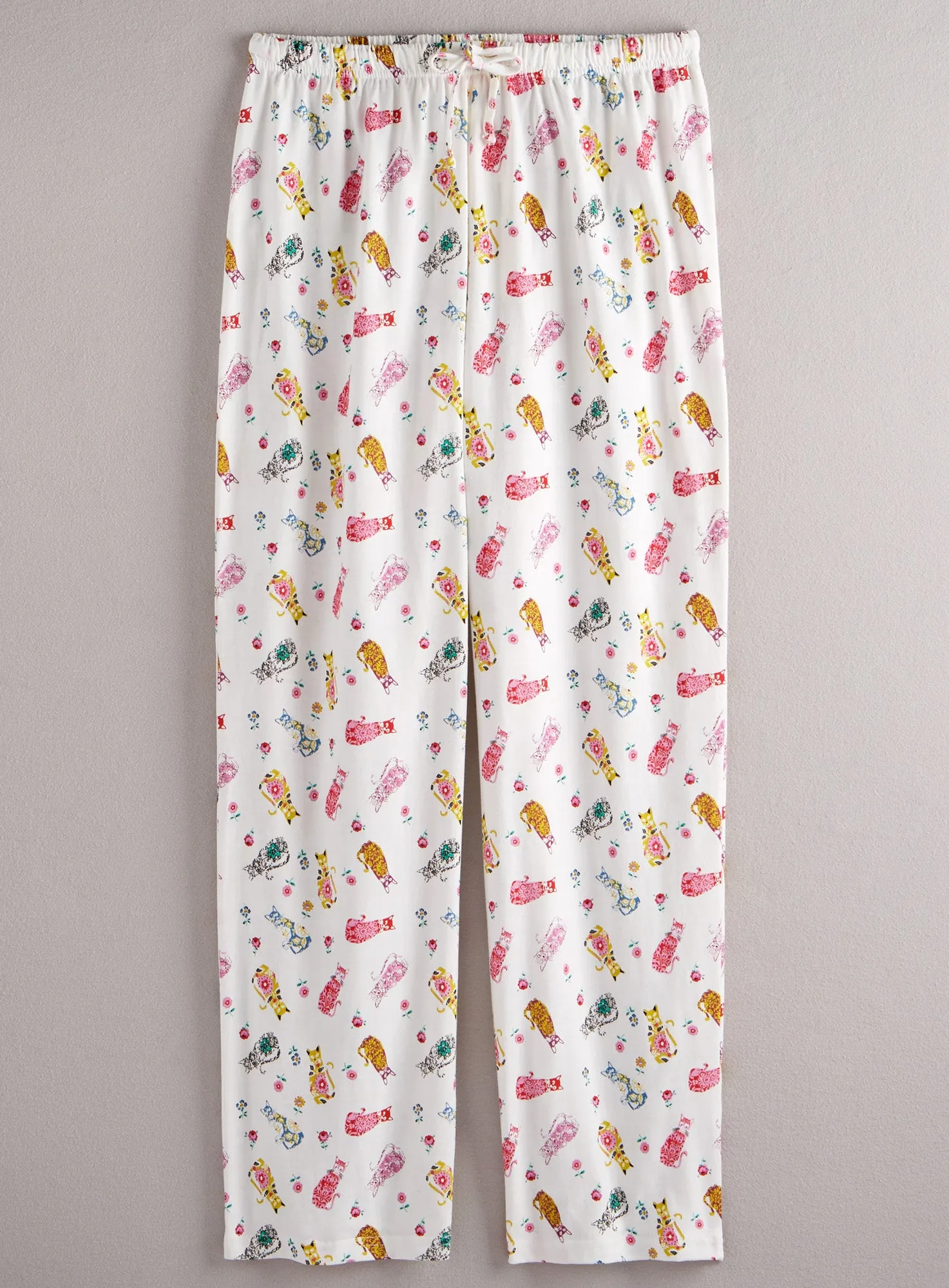 Cat Tales Knit Pajamas