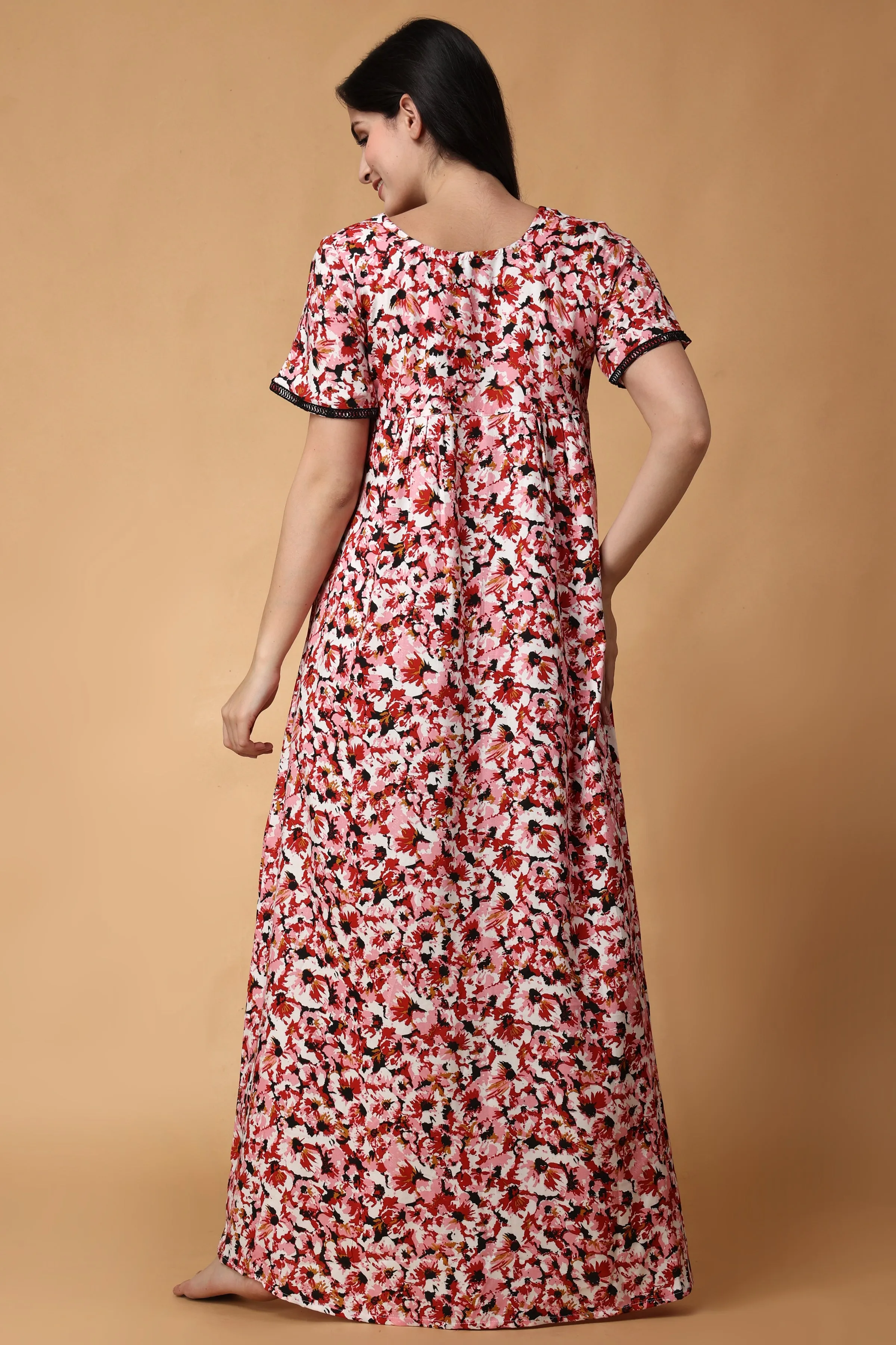 Cherry Blossom Rayon Night Gown