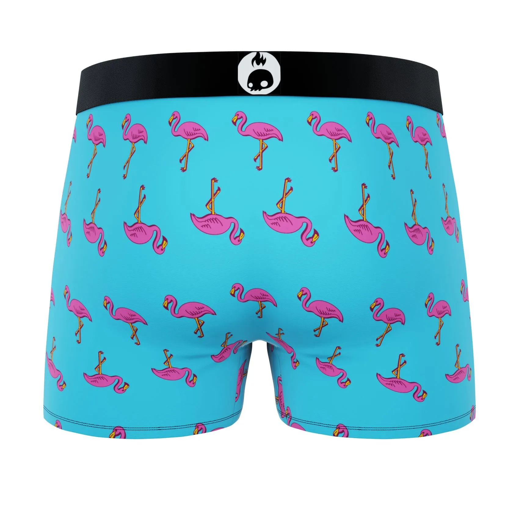 CRAZYBOXER Flamingo Men's Boxer Briefs (6 Pack)