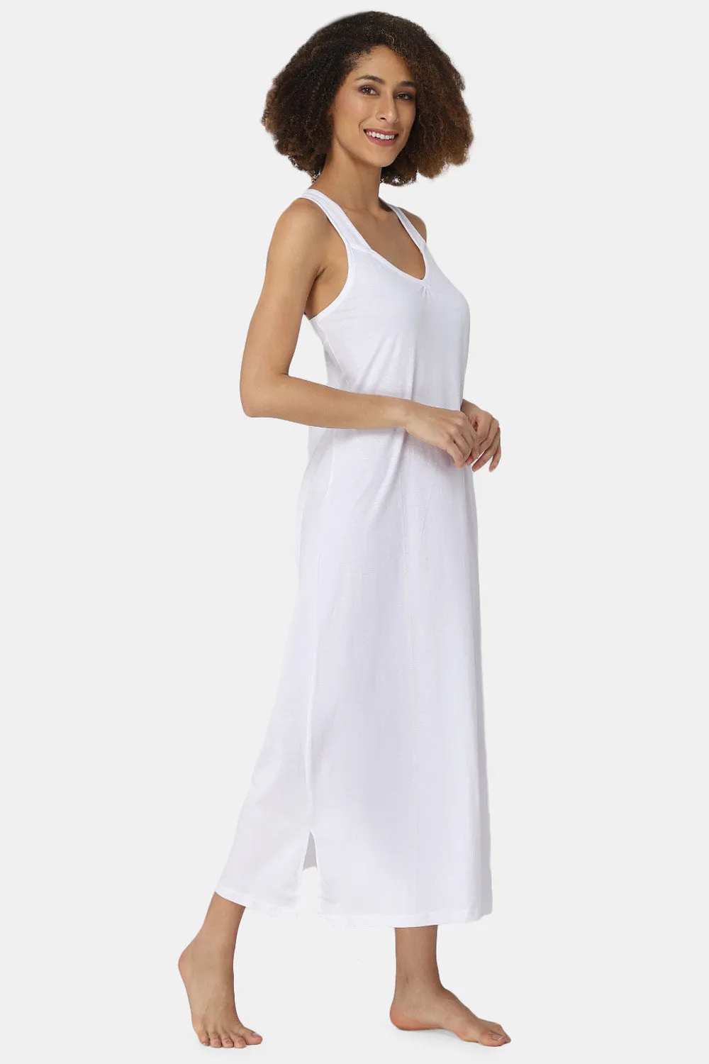 Full-Length Sleeveless Intimacy Full Night Slip - Nightwear