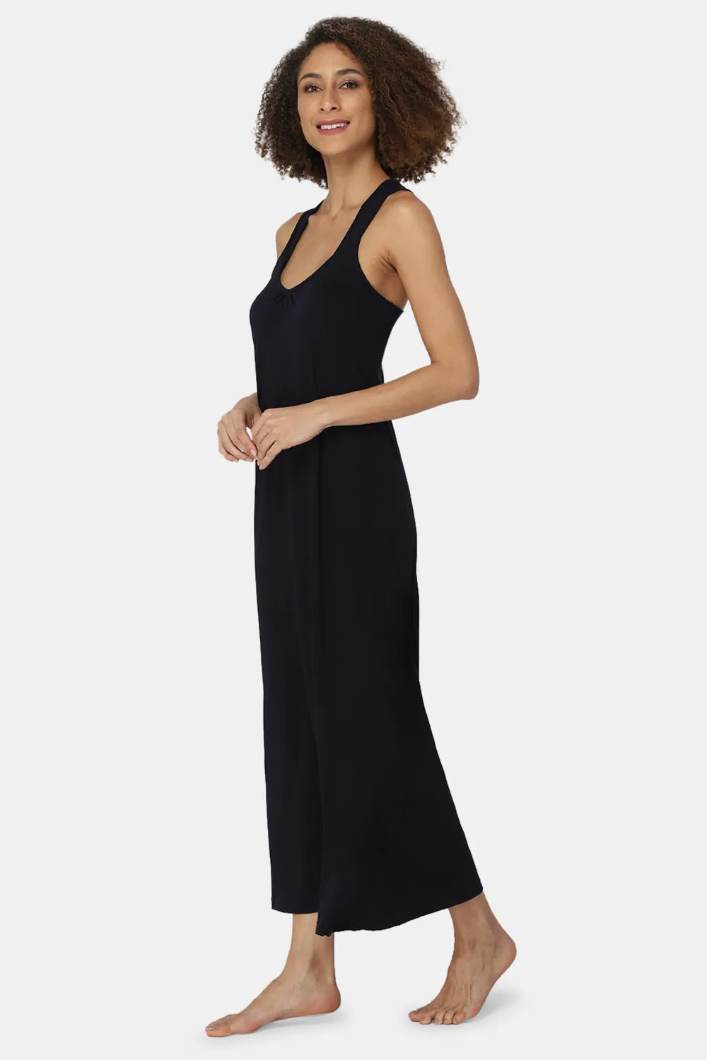 Full-Length Sleeveless Intimacy Full Night Slip - Nightwear