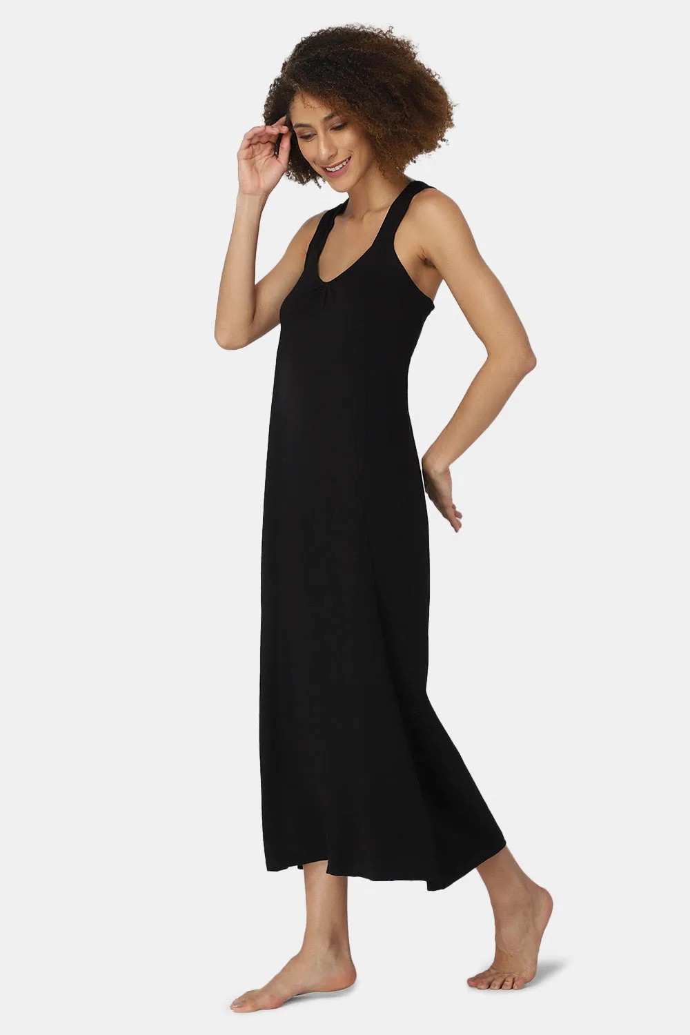 Full-Length Sleeveless Intimacy Full Night Slip - Nightwear