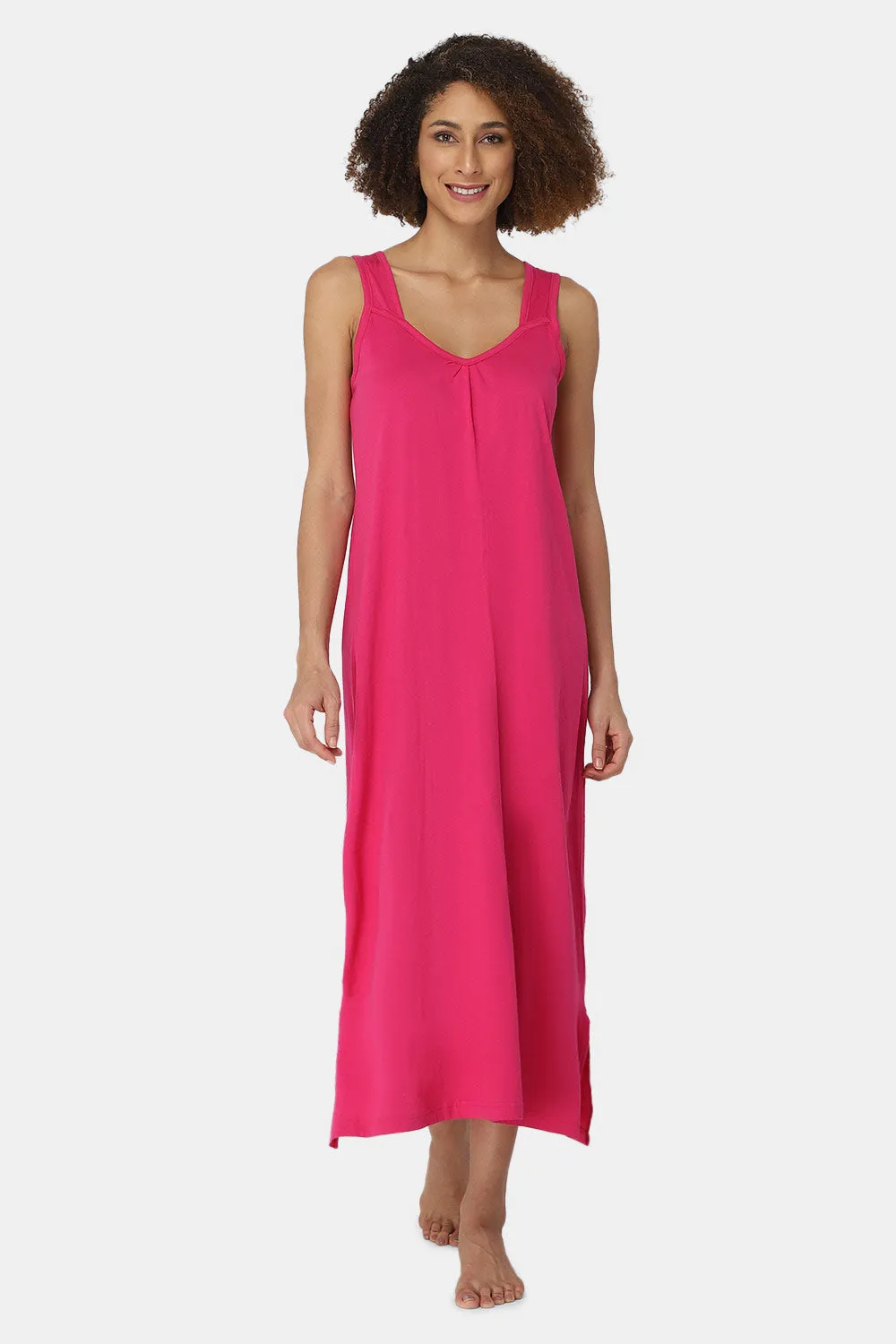 Full-Length Sleeveless Intimacy Full Night Slip - Nightwear