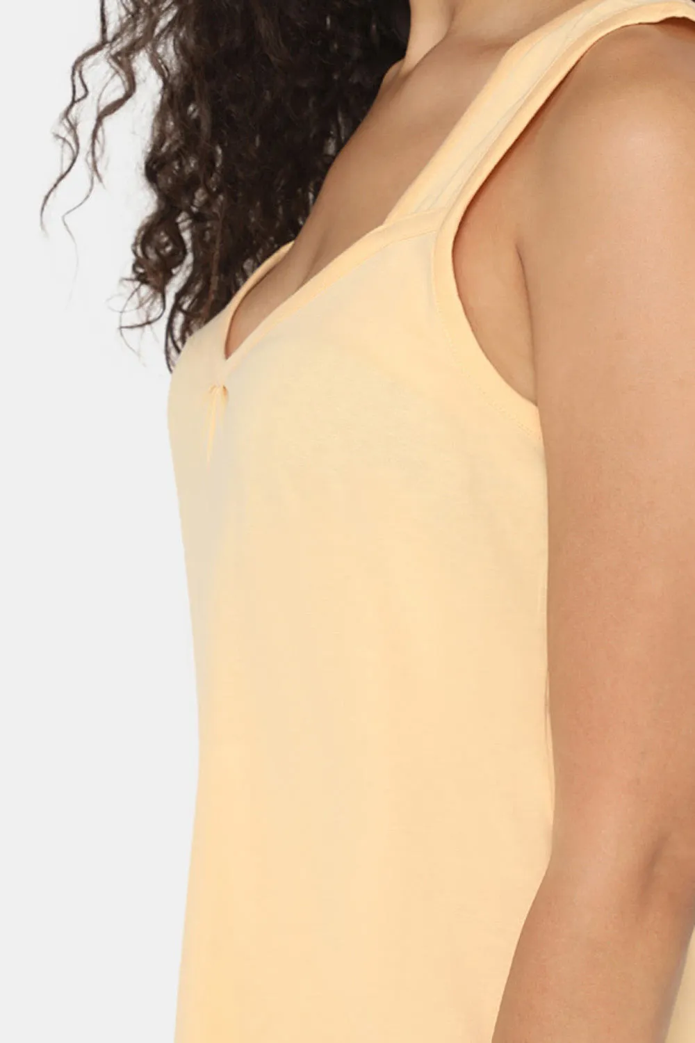 Intimacy Full Coverage Cotton 3/4th Night Slip - Nightwear