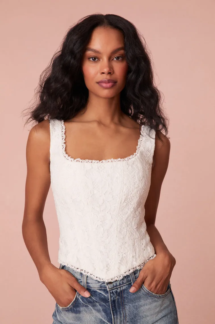 Lorelai Lace Corset Bustier