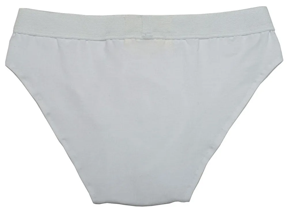 Organic Bamboo Jersey Brief in White