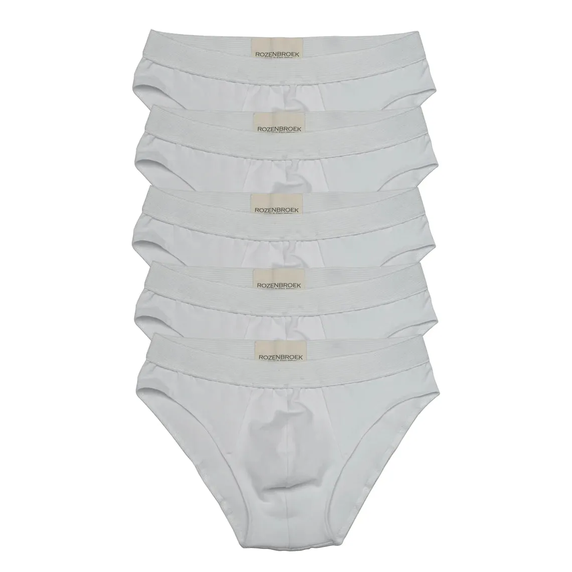 Organic Bamboo Jersey Brief in White