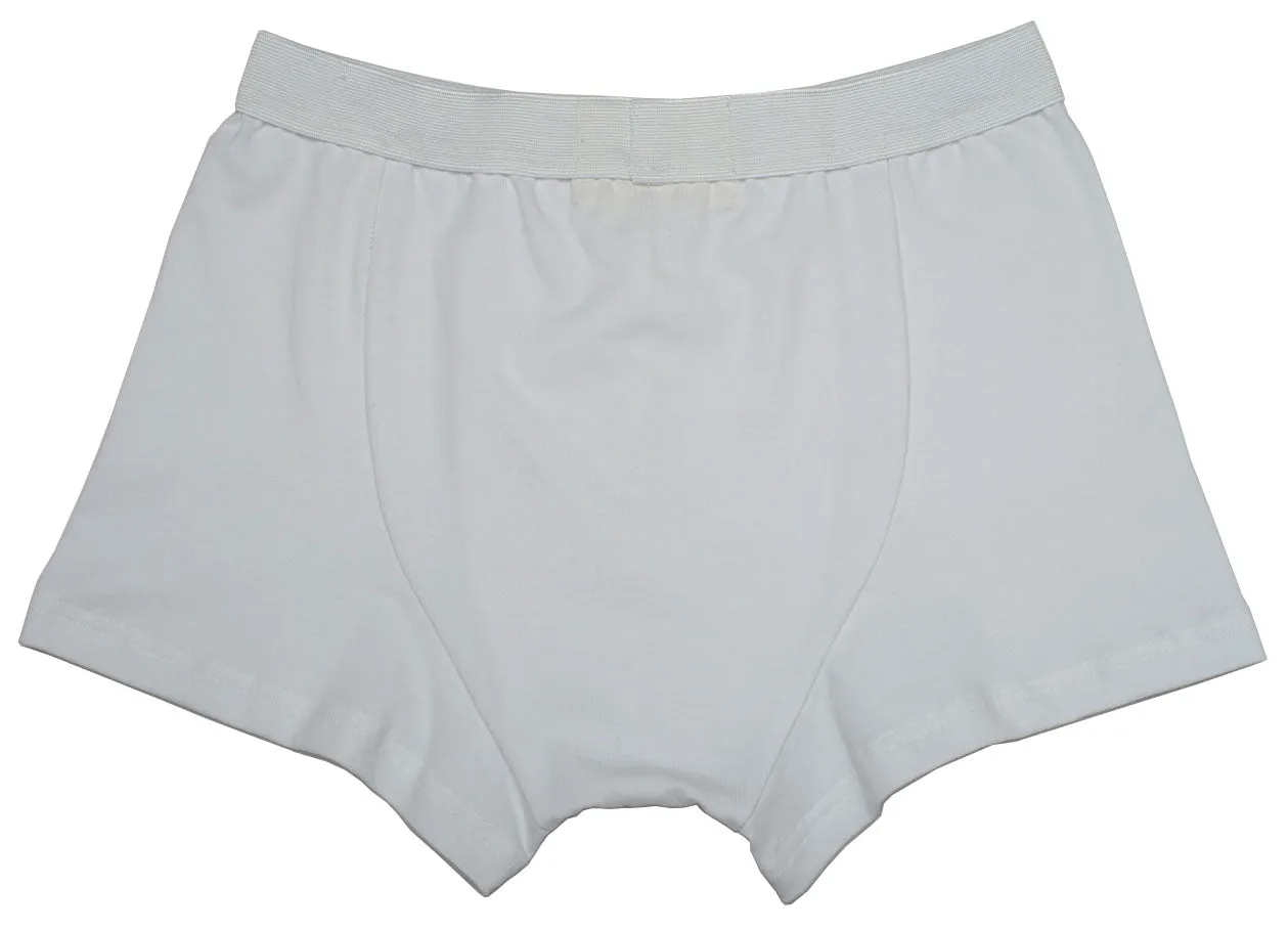 Organic Bamboo Jersey Trunk in White