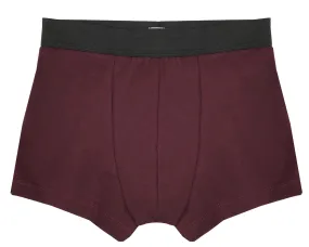 Organic Cotton Jersey Trunk in Deep Red