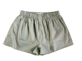 Organic Cotton Poplin Boxer in Mint