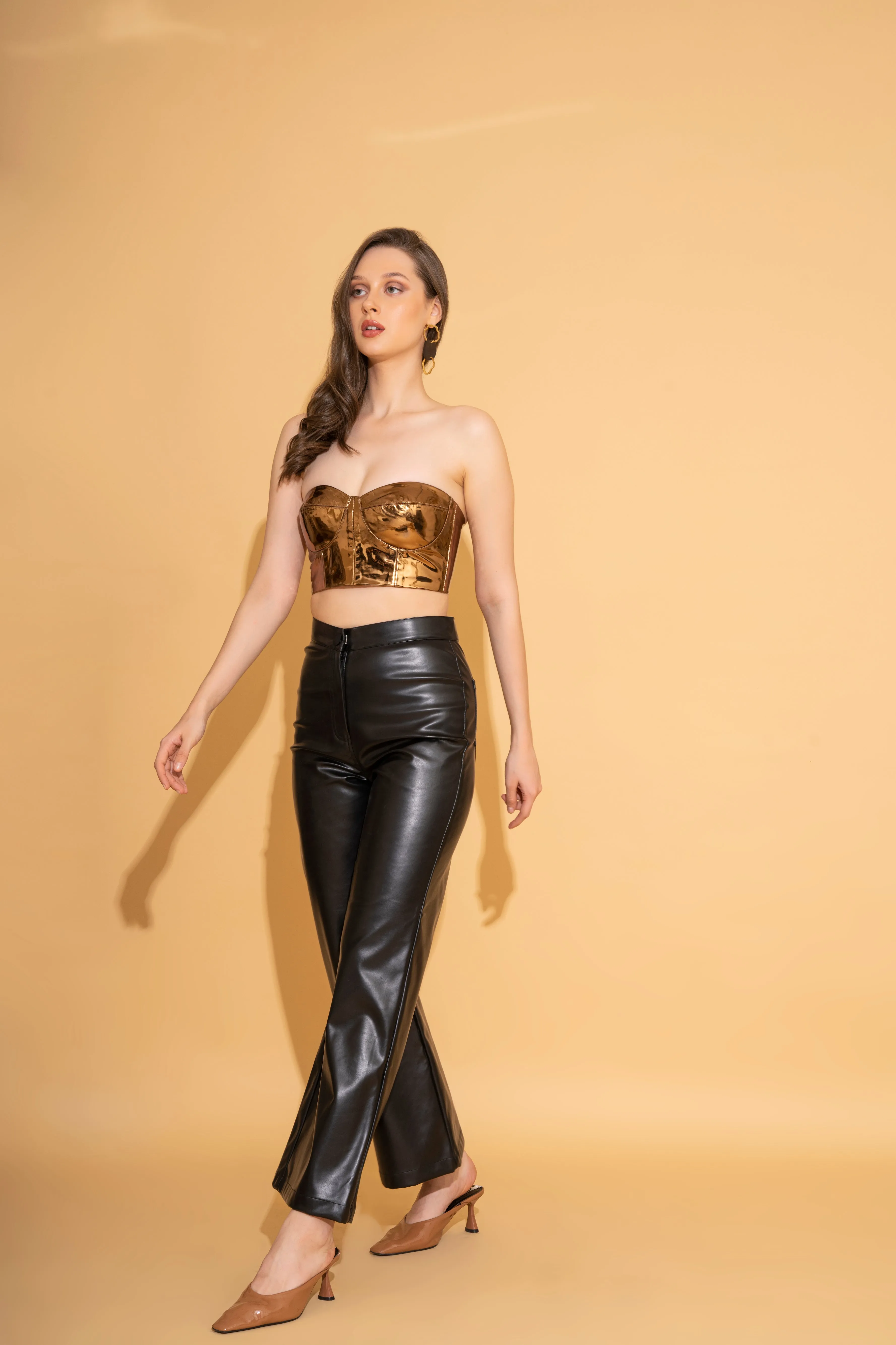 Oscar Gold Corset Top