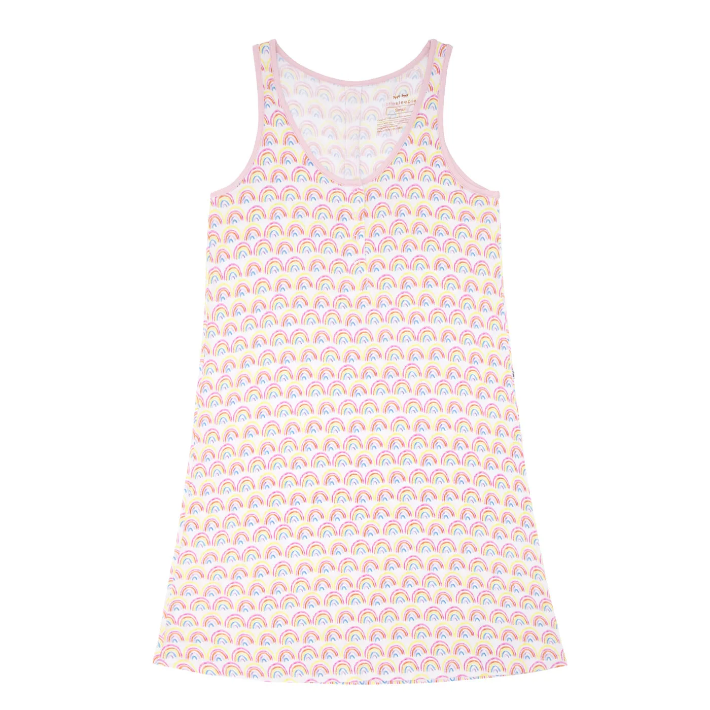 Pastel Rainbows Women's Tank Nightgown