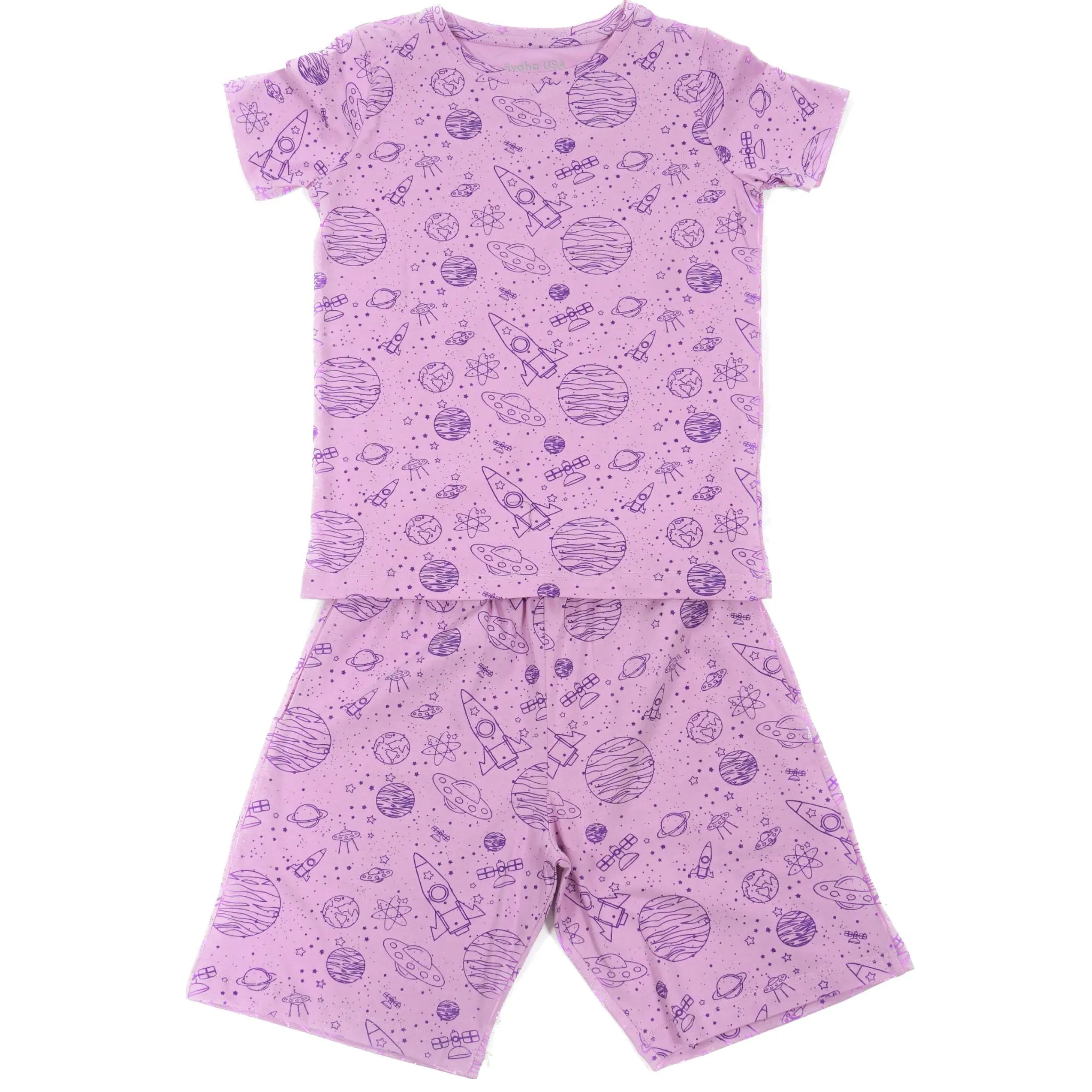 Space and Rockets Kids Pajamas Set [FINAL SALE]