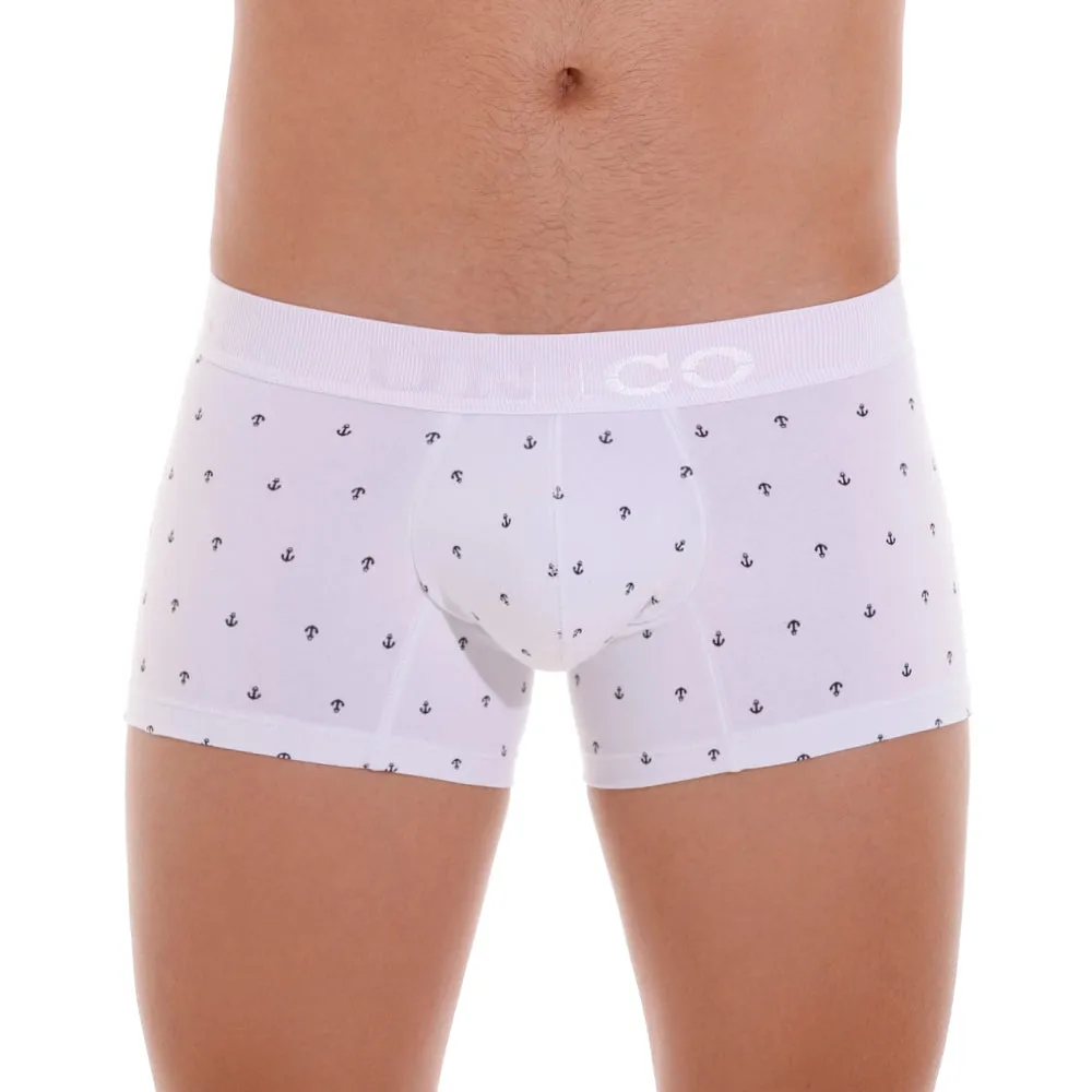 Unico Boxer WHITE NAVIERO Cotton